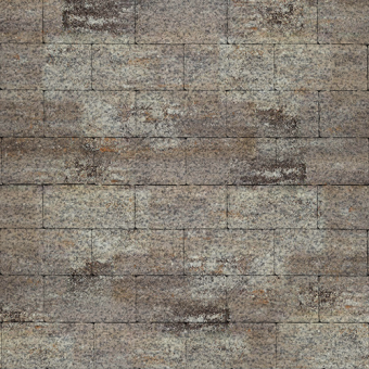 Тротуарная плитка Прямоугольник Лайн ColorMix Бирилл, native