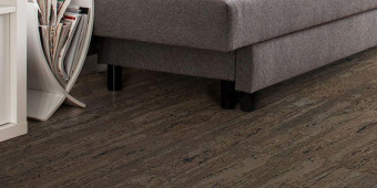 Пробковые полы CorkPRO Comprido Brown 915х200х6 мм клеевые