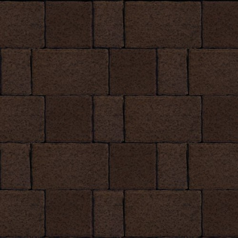 Тротуарная плитка Старый город, Коричневый, native