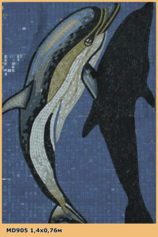 Мозаика стеклянная картина MD905, 1.4х0.76м