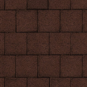 Тротуарная плитка Квадрат большой, коричневый, native 