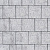 Тротуарная плитка Квадрат большой, белый, бассировка 