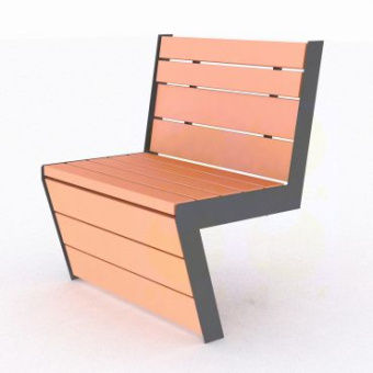 Стул уличный Ст650 710x650x860 мм