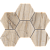 Мозаика BERNINI BR01 Hexagon 250x285 мм Непол.