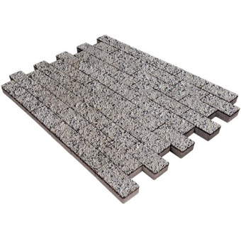 Тротуарная плитка Прямоугольник 100*200 Backwash Каспий