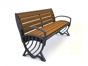 Диван городской уличный D63 1600x635x800 мм