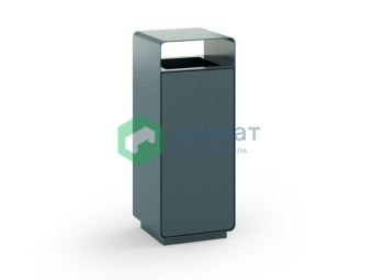 Урна «Город» металл 400х400х1000 мм