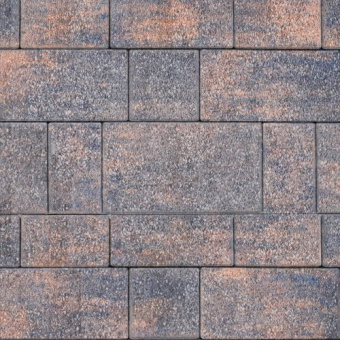 Тротуарная плитка Инсбрук Тироль,ColorMix Айвори, бассировка 