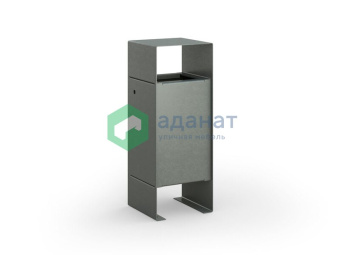 Урна Бокс 300х300х800мм Металл: сталь, порошковая окраска 