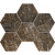 Мозаика BERNINI BR04 Hexagon 250x285 мм Полир.