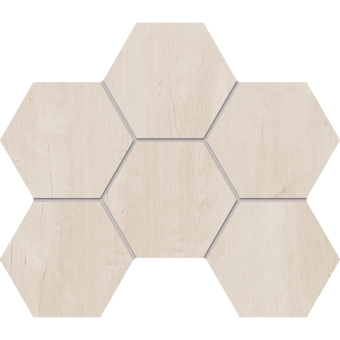 Мозаика SOFT WOOD SF01 Hexagon 250x285 мм Непол.