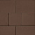 Тротуарная плитка Инсбрук Ланс, Коричневый, гладкая 