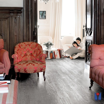 Ламинат Quick-step DESIRÉ UC3464 32 кл Дуб серый серебристый 1380х156х8