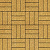 Тротуарная плитка Паркет желтый, native 