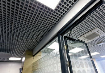 Потолок Gril-E 75*75 H40 b10 A911РУС06 чёрный